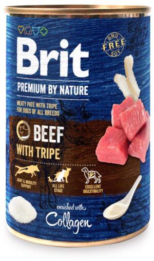 BRIT Premium by Nature Conservă pentru câini, Vită cu măruntaie