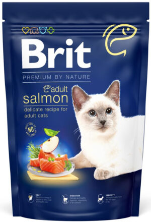 BRIT Premium hrană pentru pisici adulte, cu Somon
