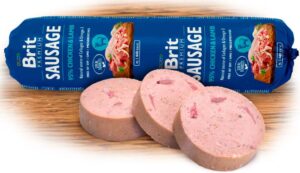 BRIT PREMIUM Salam pentru câini, cu Pui şi Miel 800g