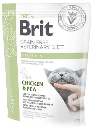 BRIT VD Diabetes pentru pisici, reglarea aportului de glucoză