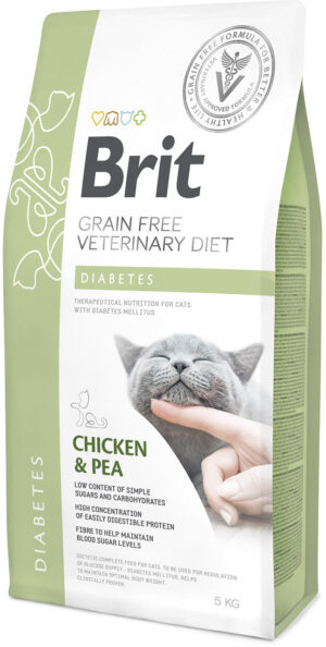 BRIT VD Diabetes pentru pisici, reglarea aportului de glucoză