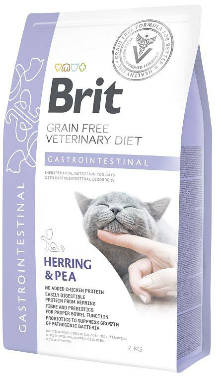BRIT VD Gastrointestinal pentru pisici, reducerea tulburărilor intestinale