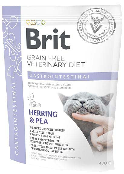 BRIT VD Gastrointestinal pentru pisici, reducerea tulburărilor intestinale