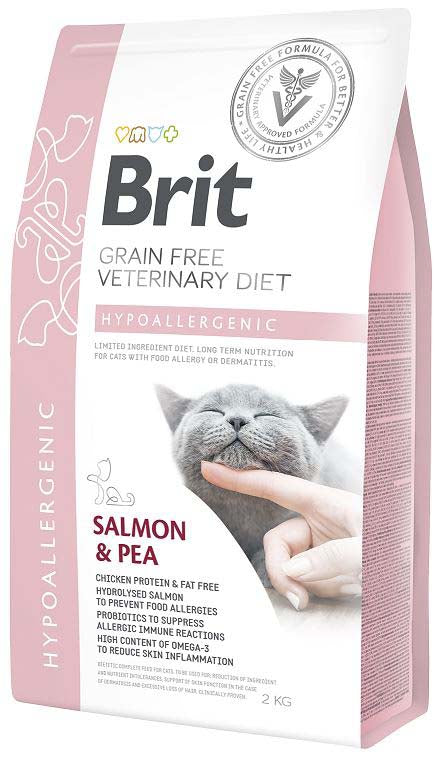 BRIT VD Hypoallergenic pentru pisici, reducerea intoleranţei la hrană