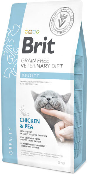 BRIT VD Obesity pentru pisici, reducerea greutăţii corporale excesive