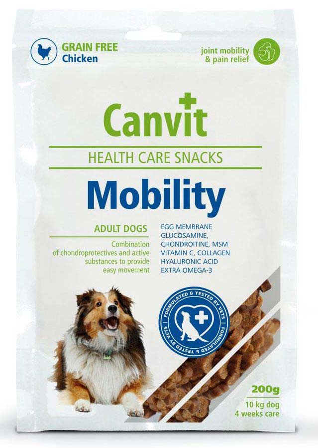 CANVIT Mobility Delicatesă pentru câini, fără cereale, cu Pui 200g