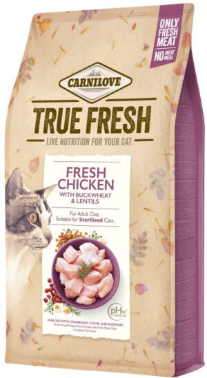 CARNILOVE True Fresh, cu Pui, fără cereale şi cartofi