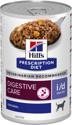 HILL's PD CANINE I/D Low Fat Conservă pt tulburări gastrointestinale 360 g