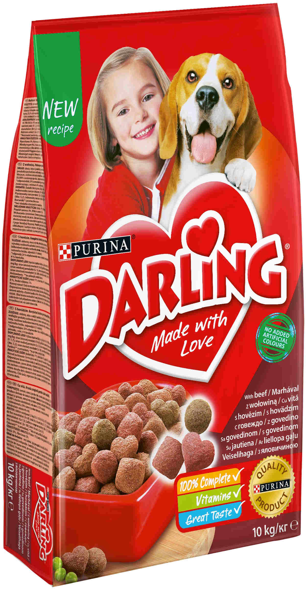 DARLING Hrană uscată pentru câini Adulţi, cu Carne şi Legume