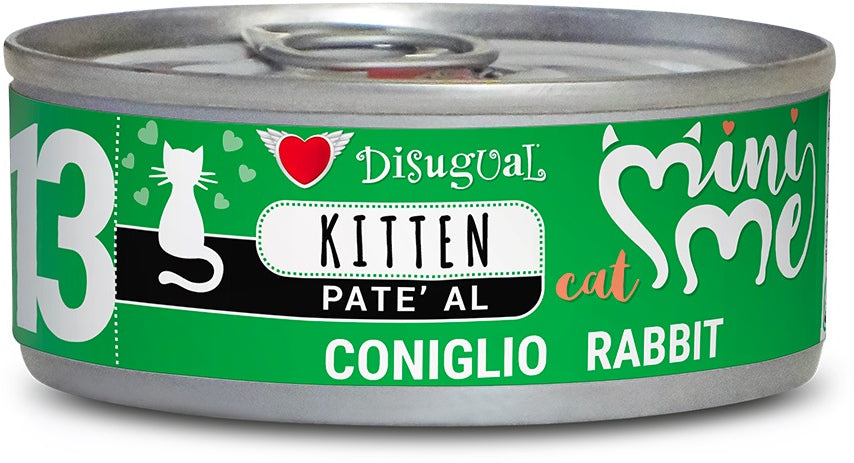 DISUGUAL MINI ME Conservă pentru KITTEN, pate cu iepure 85g