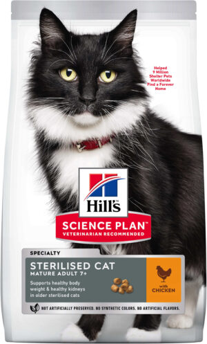 HILL's SP Feline Mature Sterile, cu Pui