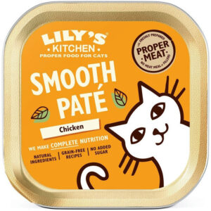 LILY'S KITCHEN Smooth Pat pentru pisici, cu Pui, fără cereale 85g