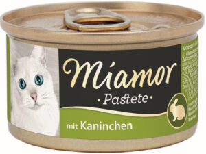 MIAMOR Pate pentru pisici, cu Iepure 85g