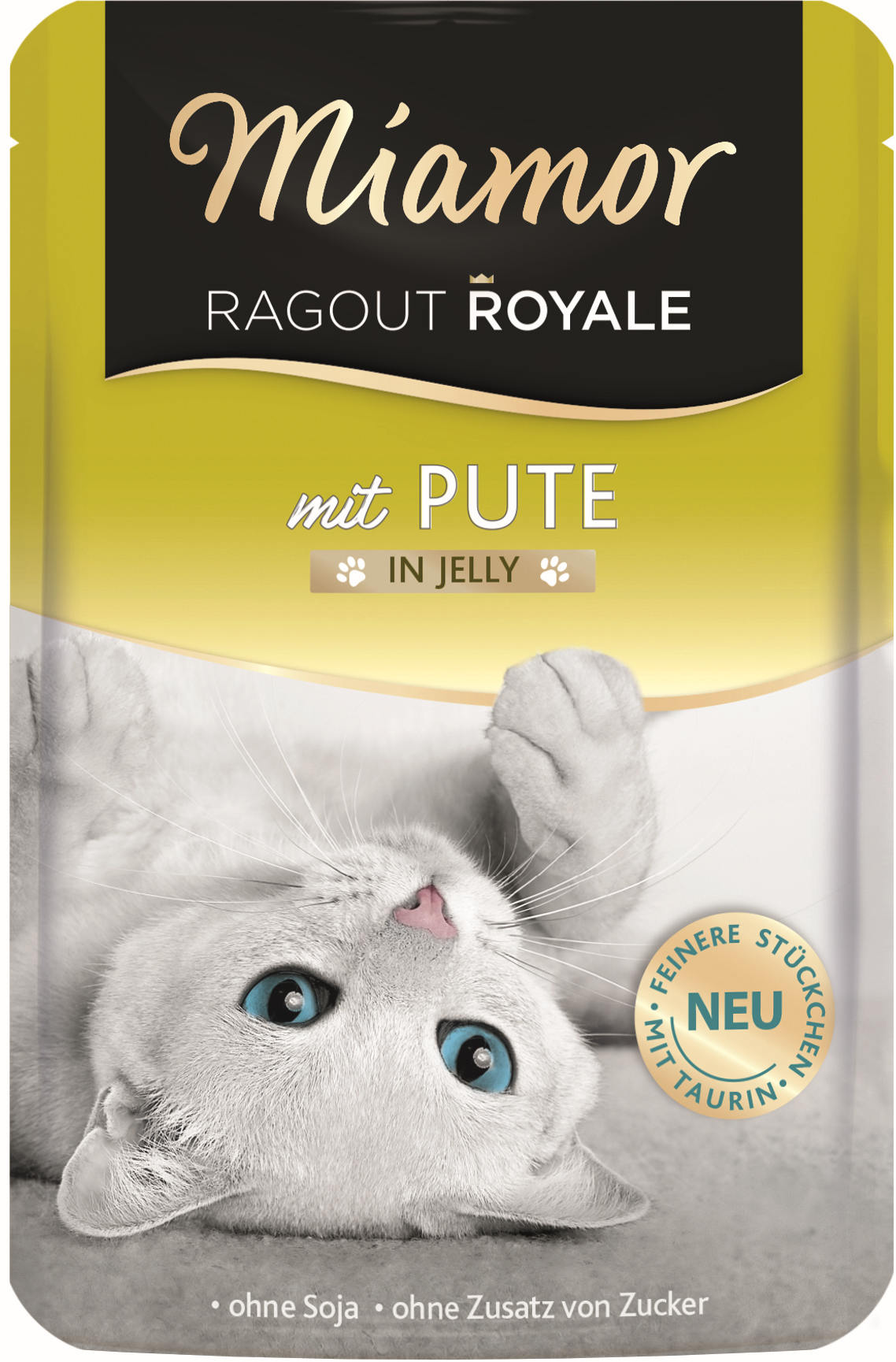 MIAMOR Ragout Plic pentru pisici, Curcan în gelatină 100g