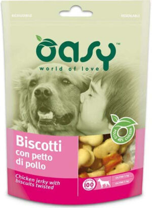 OASY Delicatese pentru câini Biscuiţi cu Pui 100g