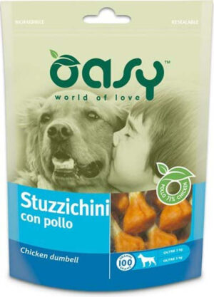 OASY Delicatese pentru câini Os cu Pui 100g