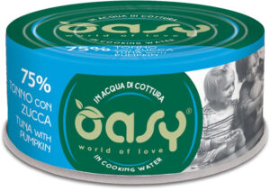 OASY More Love Conservă pentru pisici, cu Ton şi Dovleac 70g