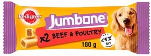 PEDIGREE Delicii pentru câini Jumbone Medium Vită şi Pasăre 180g
