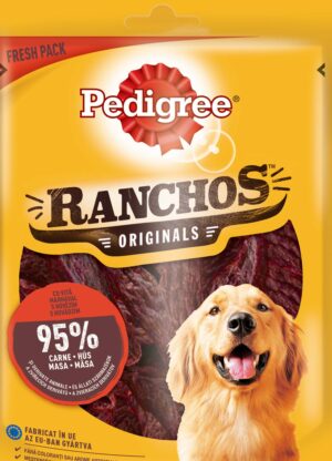 PEDIGREE Delicii pentru câini Ranchos, cu Vită 70g