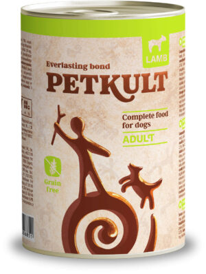 PETKULT Conservă pentru câini, cu Miel 400g