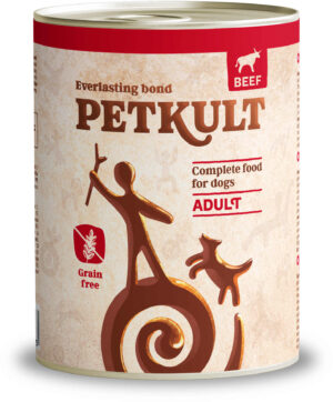 PETKULT Conservă pentru câini, cu Vită