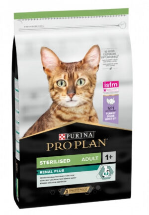 PRO PLAN Hrană uscată pentru pisici Adult Sterilised cu Curcan 10kg