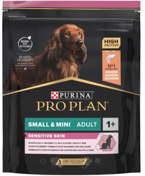 PRO PLAN Hrană uscată SENSITIVE SKIN pt câini Adult Small Breed, cu Somon