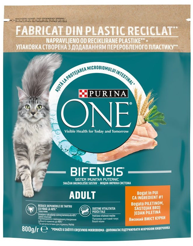 PURINA ONE Hrană uscată pentru pisici Adulte, cu Pui şi Cereale integrale