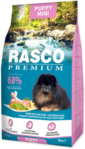 RASCO Premium PUPPY Mini, cu Pui şi Orez