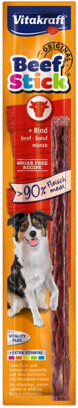 VITAKRAFT Delicatese pentru câini Beef Stick cu Vită, 1 bucată, 12g
