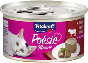 VITAKRAFT Poesie Mousse Conservă pentru pisici, cu Vită 85g